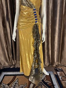 Golden Gown with Sequins