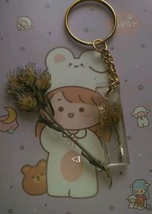 Homemade Resin Art Keychain..