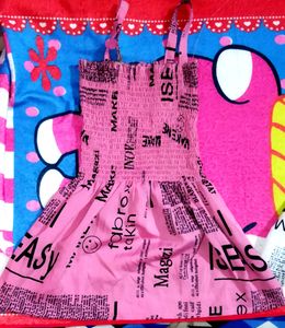 Girls Frok Crop Top Combo