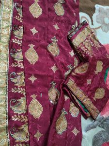 Embroidered Saree