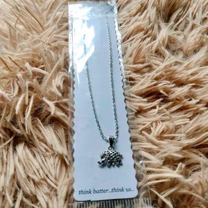Pendant Necklace &amp; Oxidised Jhumka