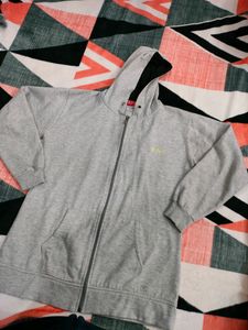 Grey Colour Hoodie