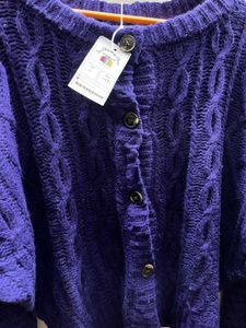 Purple Cardigan