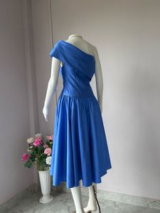 blue vintage dress