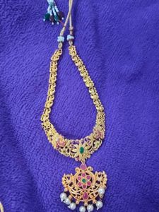 Gold-toned Necklace And Long Haram