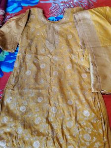 NEW CHANDERI SILK SUIT