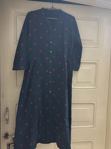 Cotton Blue Kurta