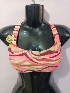 Striped Bikin Top Only Malesian Premium Qu