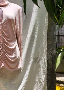 I. SEXY LONG RUCHED TOP