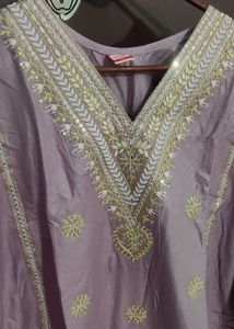 New Zari Work Kurta Set