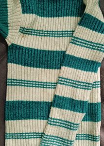 Striped Knit Sweater