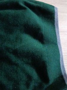 Half sleeve Green Sweater School Uniform