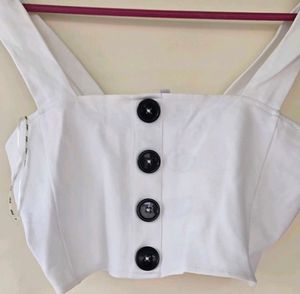 White Crop Top