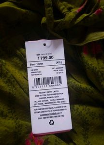 Olive Gree Printed Tunic