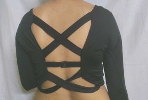 Black Crop Top