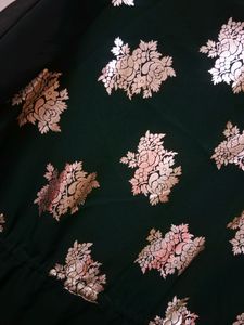 Janasya Brand Golden Printed Flawless Kurta