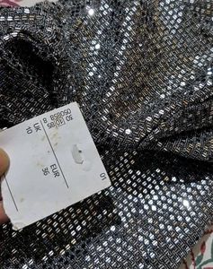 ZARA Sparkling Sequin Mettalic Party Dress