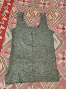 Gray Tank Top warm inner