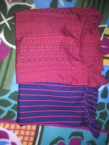 Combo Tunics Blue And Maroon