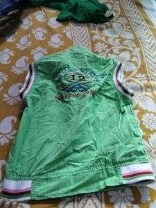 Cute Kids Outfit: Vest &amp; Striped Shorts Set