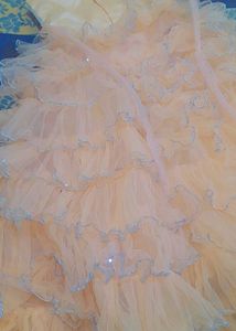 A New Trending Barbie Frock ...with Glitter Lace