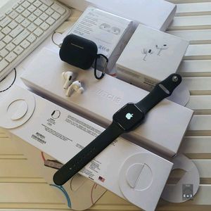 Both Watch And Airpods  With Original Boxes