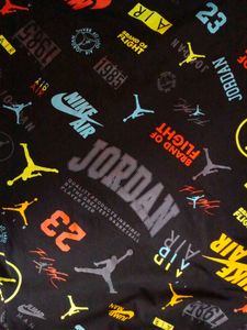 Nike Jordan All Over Print Black T-shirt
