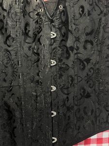 Elegant Black Corset Top