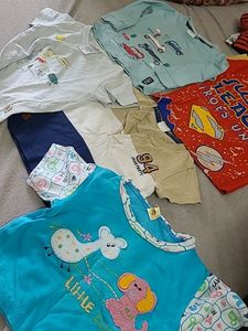 Baby Boy Clothes Set Of 5. 2 Are Unused Like New