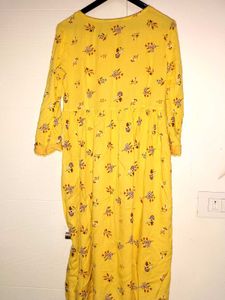 Yellow Floral Dress