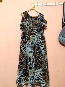 "Printed Maxi Dress"🌸❤️