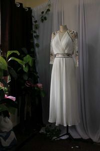 Elegant White Maxi Bridal Dress
