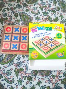 Wooden Tic Tac Toe Brand New For Kids Aged 3+