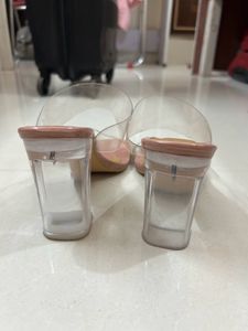 Transparent Nude Heels