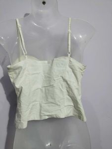 H&amp;M WHITE CORSET TOP