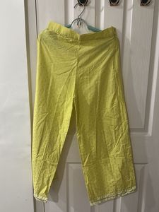 Yellow Wide Leg Pants