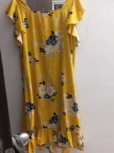 Floral Yellow Dress