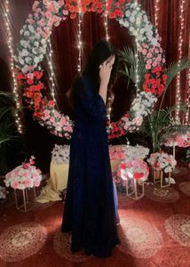 Princess Gown 1pc Navy Blue
