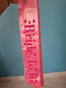 BRIDE TO BE SASH ON SALE