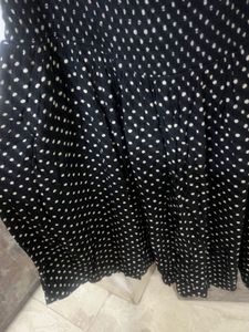 Polka Dot Black One Piece