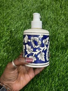 Hand-Painted Ceramic Soap Dispenser