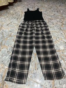 Plaid Lounge Set