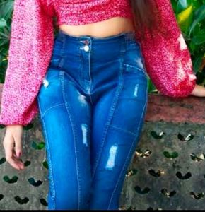 Denim Distressed Jeans
