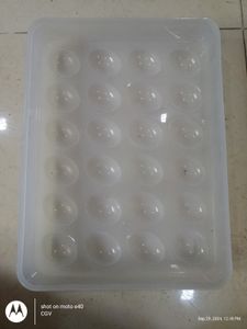XML Eggs Tray Plastic Storage Organizer Box