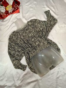 Stylish Pullover Knit Sequin Sweater🤍🖤
