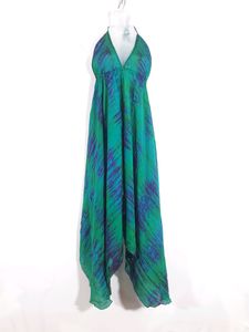 Green Printed Dress (Women's)