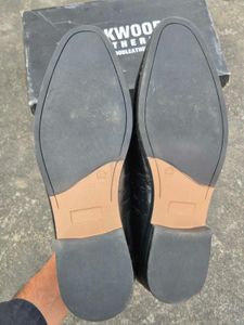 Teakwood Leathers Men’s Black Oxford Shoes