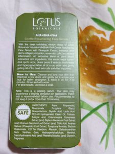 Gentle Resurfacing Face Serum