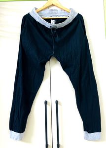 Stylish Black and Gray Lounge Pants