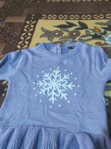 Cute Purple Snowflake Sweater